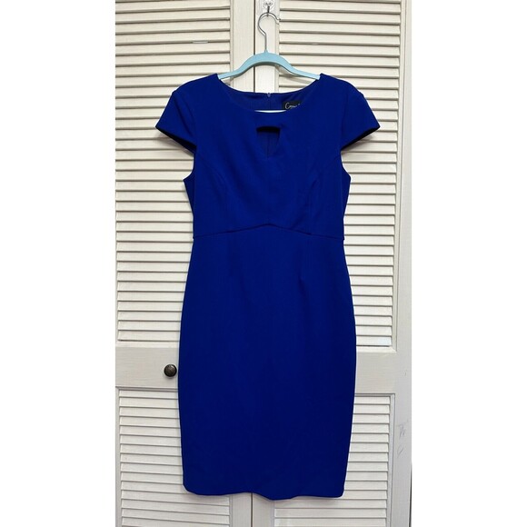 Women's Connected Apparel Horseshoe Neck Sheath Dress Size 8 - Picture 1 of 4